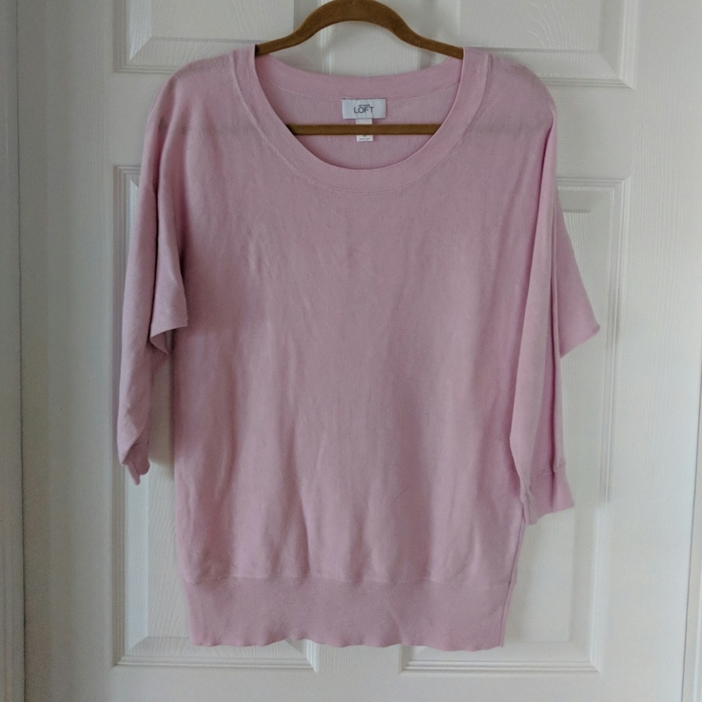 Pale lavender lightweight sweater